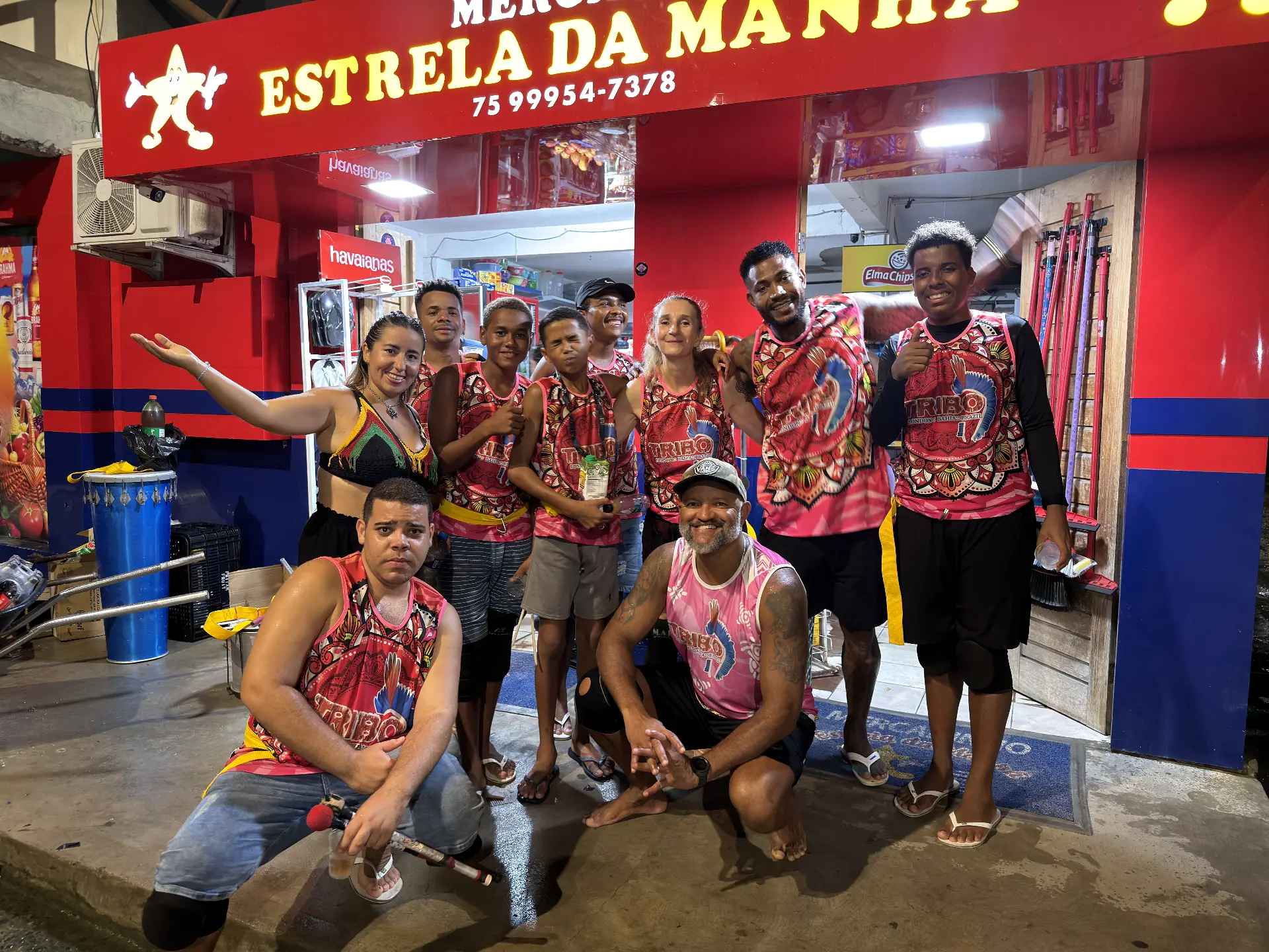 Young drummers in Bahia